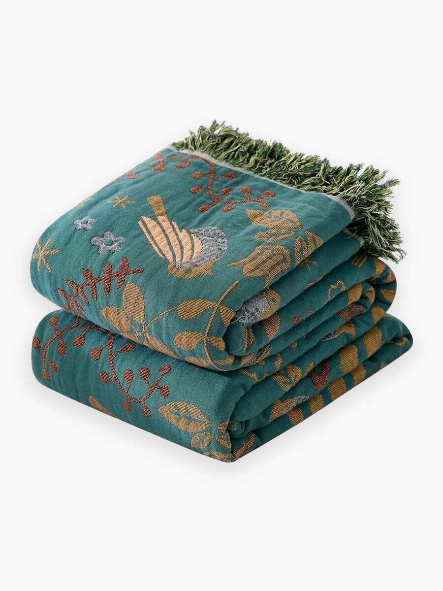 Плед , Хлопок, Муслин, 250 см х 230 см