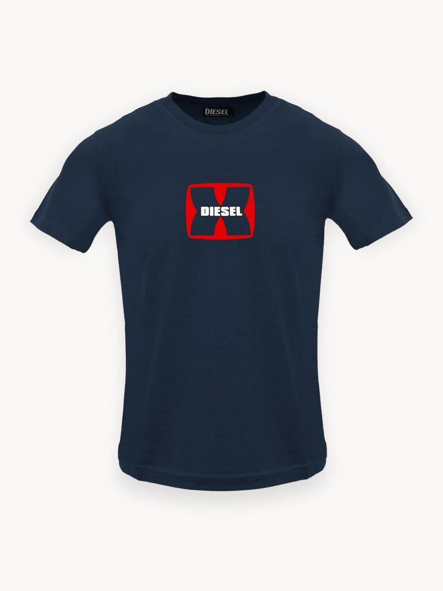 Футболка DIESEL, размер XL, темно-синий