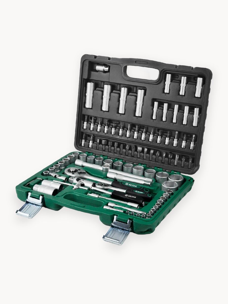 Набор инструментов для автомобиля и дома в кейсе 96 предметов "Стандарт" БАК.07011 БелАК