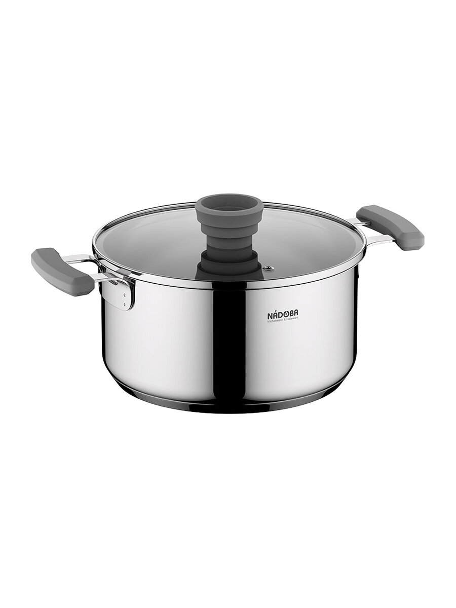 Nadoba Набор кастрюль с крышками KAMILA 6 предметов из нержавеющей стали для всех типов плит — фото 1