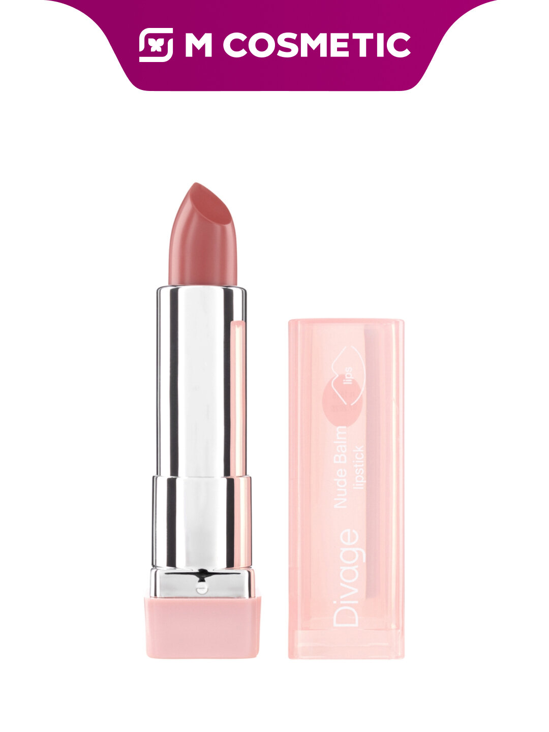 Помада-бальзам DIVAGE Nude Balm Lipstick, тон 05, кремовая текстура