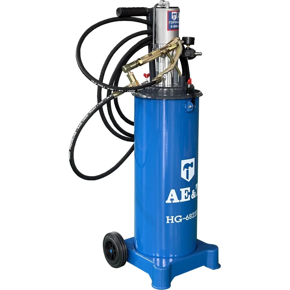 Солидолонагнетатель пневматический AE&T 20л HG-68220