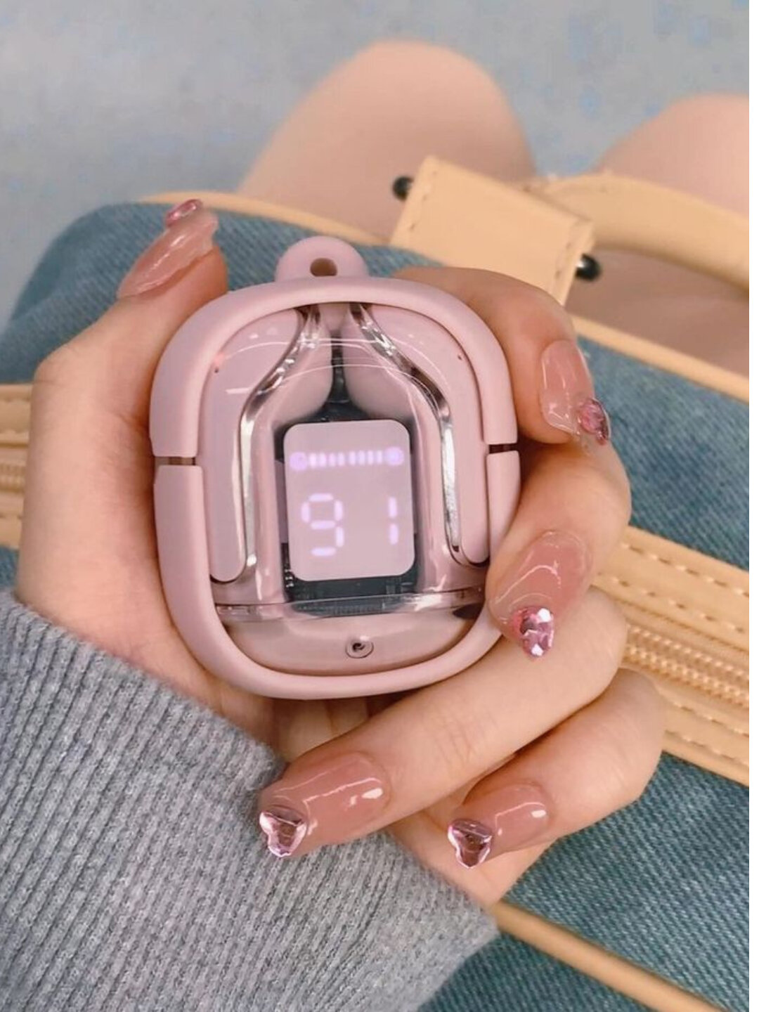 Наушники, беспроводные, TWS, крепление на ухе, с шумоподавлением, Bluetooth 3.0