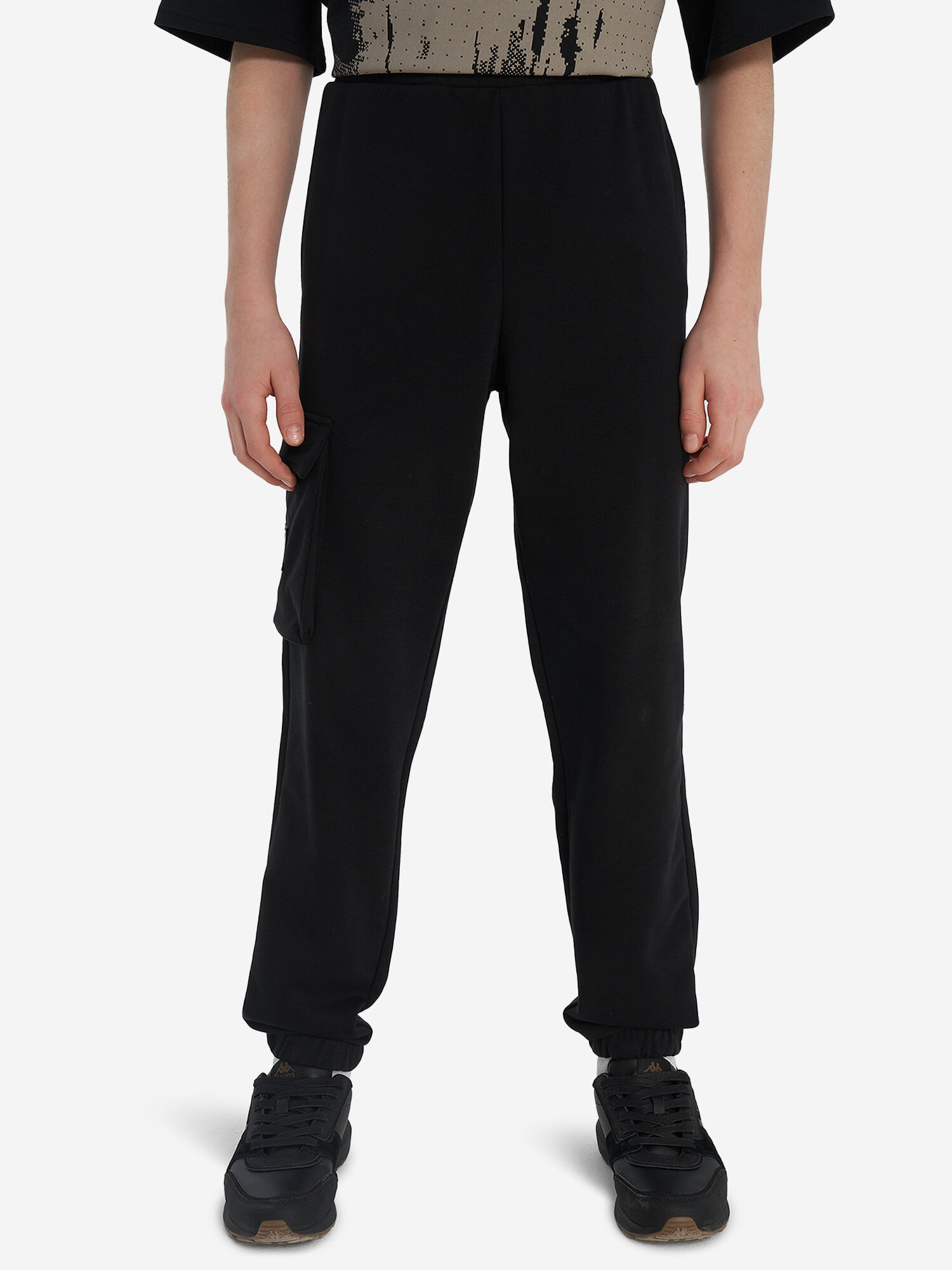 Брюки Kappa, размер 134-140, черный — фото 1