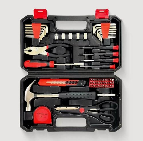 Изображение товара Набор инструментов, универсальный для дома и автомобиля, универсальный, 62 предмета