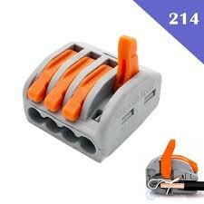 Клеммная колодка — 4P, 0,75–2,5 мм² (WAGO) — фото 1