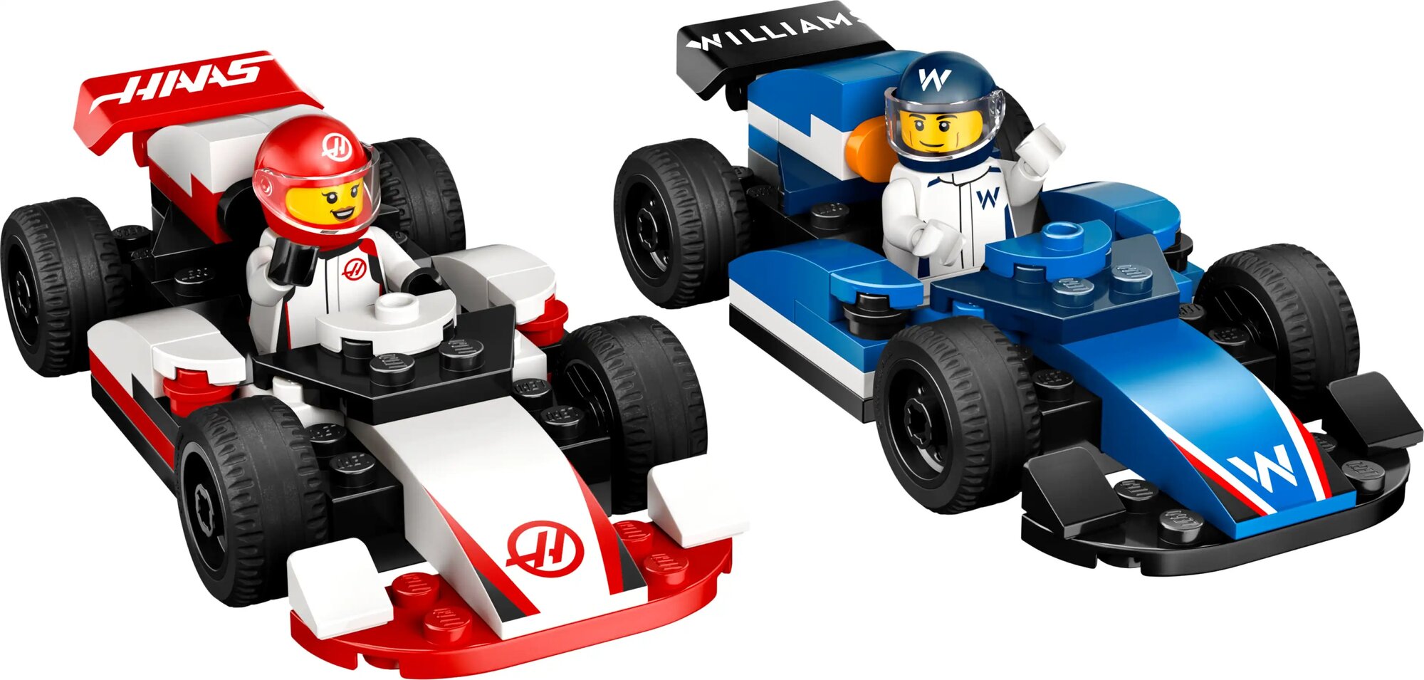 Конструктор LEGO City 60464 Болиды F1 Williams Racing и Haas F1, 92 дет. — фото 1