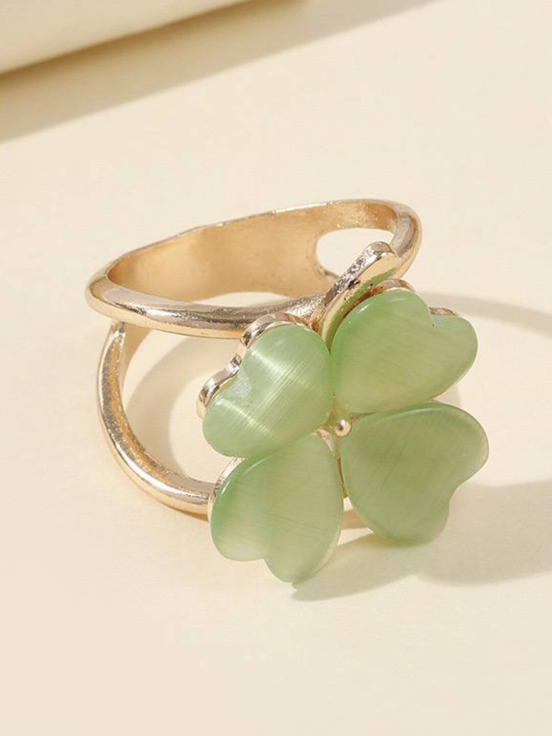 Брошь, розовый, бежевый, зеленый — фото 1