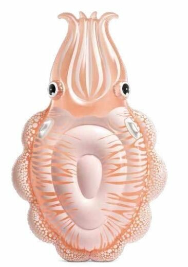 Надувной матрас-плот для плавания 191х117х30см "Каракатица", до 100кг, от 6 лет