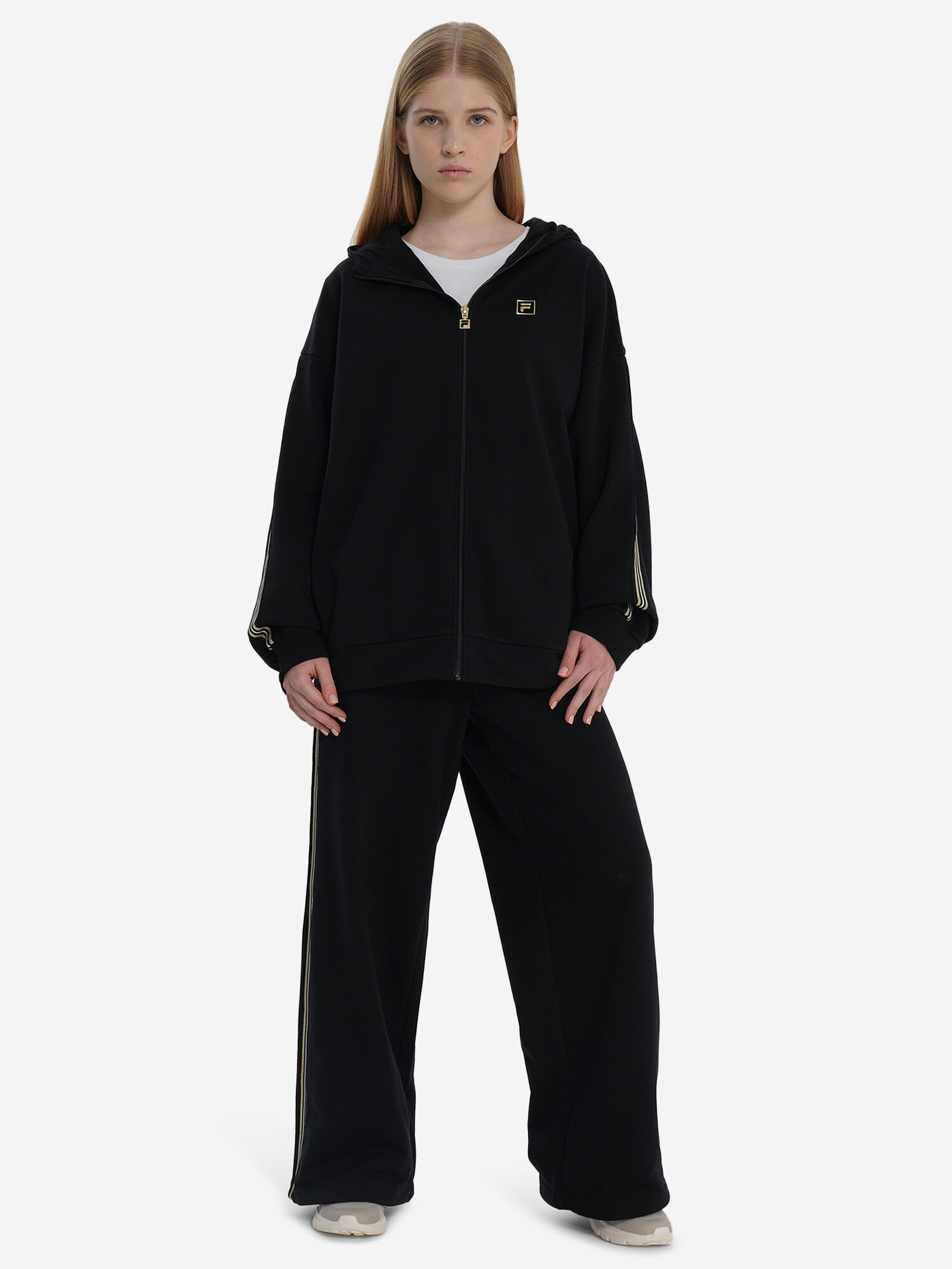 Толстовка Fila, размер 158-164, черный — фото 1