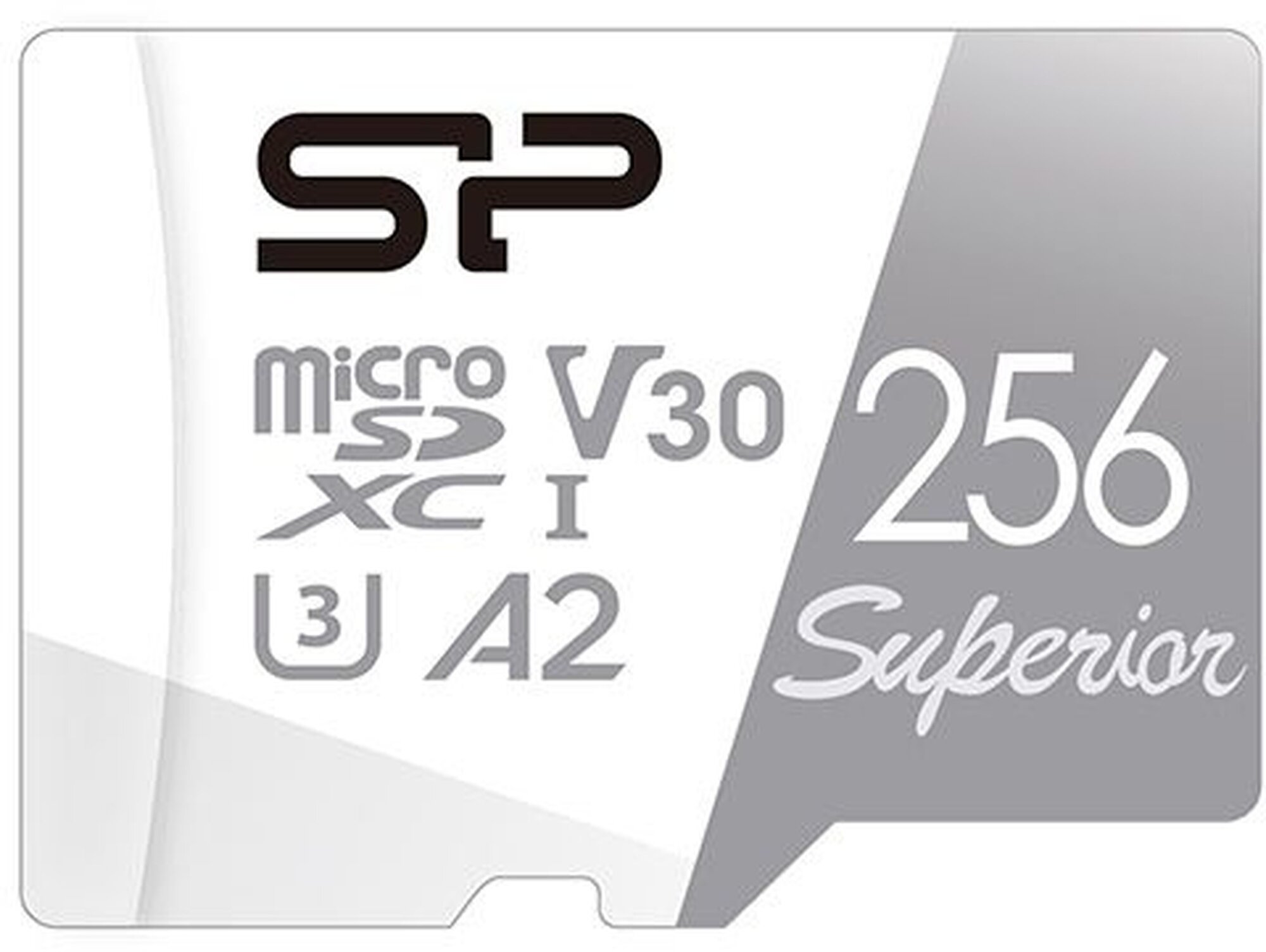 Карта памяти Silicon Power Superior, microSDXC, 256 ГБ, A2, V30, UHS-I Class 3 (SP256GBSTXDA2V20)