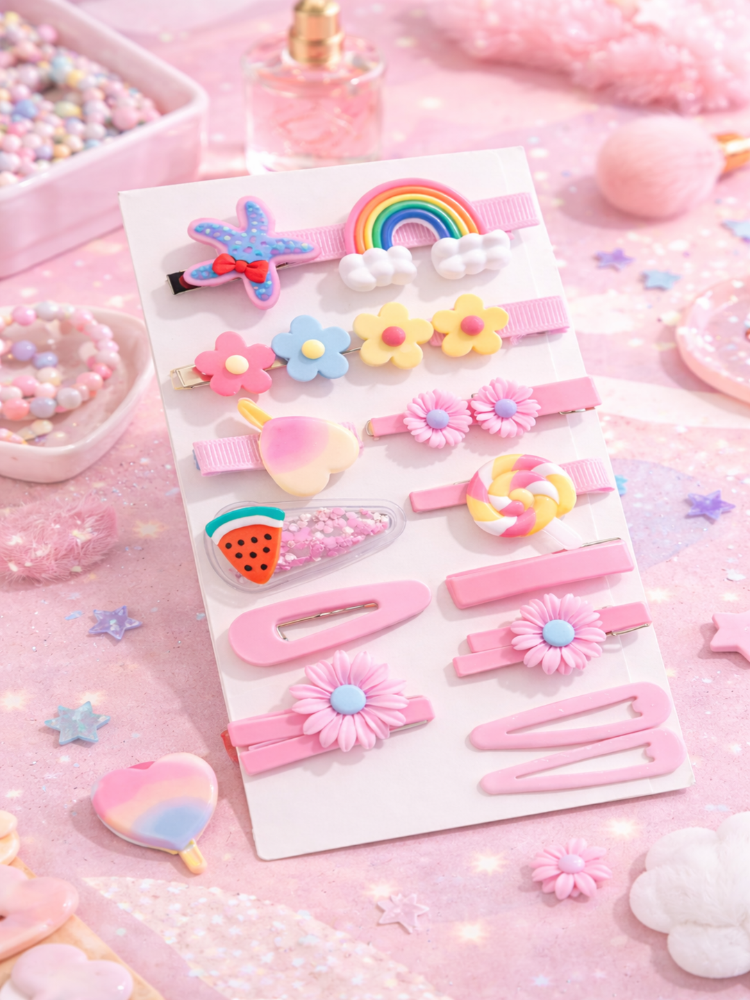 Игрушка-украшение , розовый/бежевый — фото 1