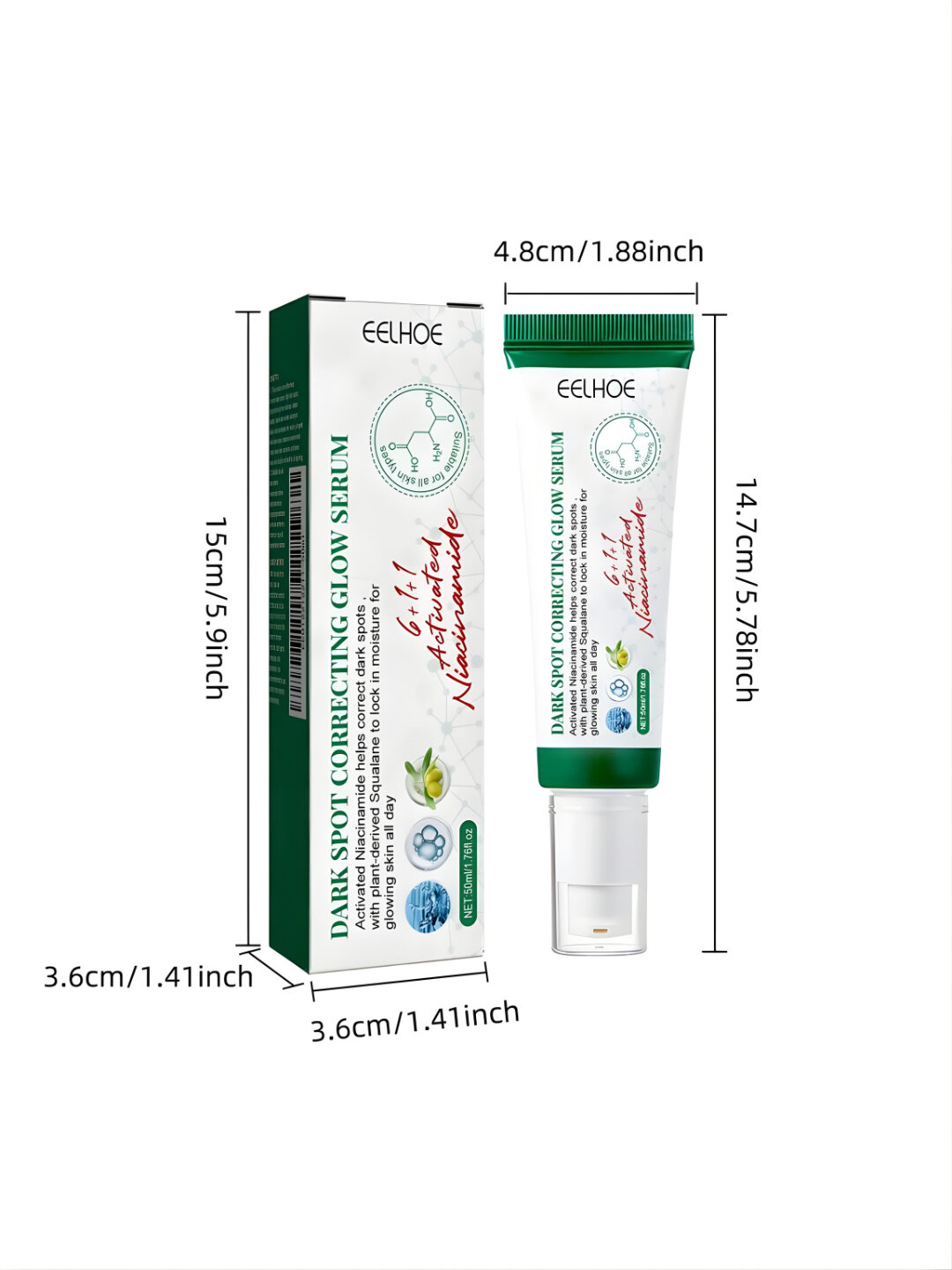 EELHOE Осветляющая сыворотка от тёмных пятен для лица с эффектом сияния