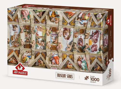 Изображение товара Пазл для взрослых Art Puzzle 1000 деталей, элементов: Сикстинская капелла (Микеланджело)