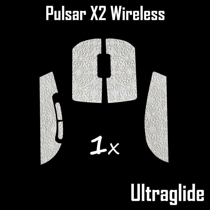 Беспроводная мышь Pulsar X2/v2 среднего размера с тонким дизайном и чисто-белым цветом для универсальной совместимости