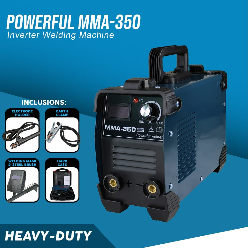 Инверторный аппарат MMA-350 IGBT, современные транзисторы, обеспечивающие компактность и стабильность дуги