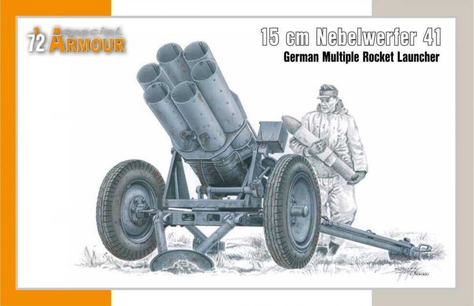 Сборная модель 150-мм реактивной установки Nebelwerfer 41 (1/72) SA72026 Special Hobby
