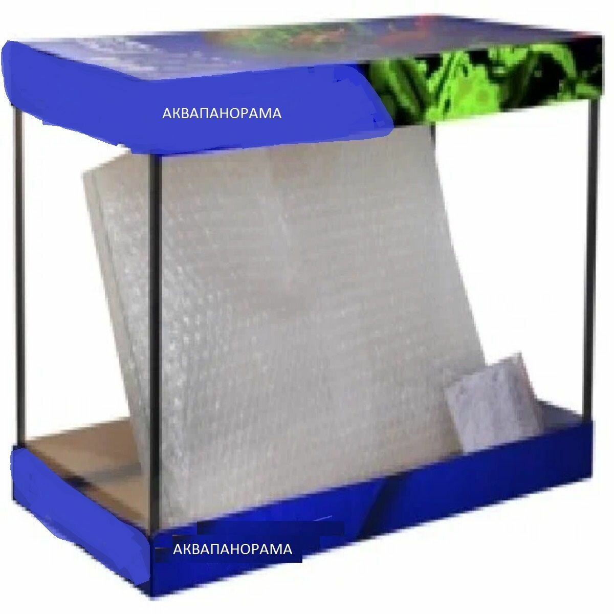 Аквапанорама 152 Аквариум прямоугольный с покровным стеклом 38л