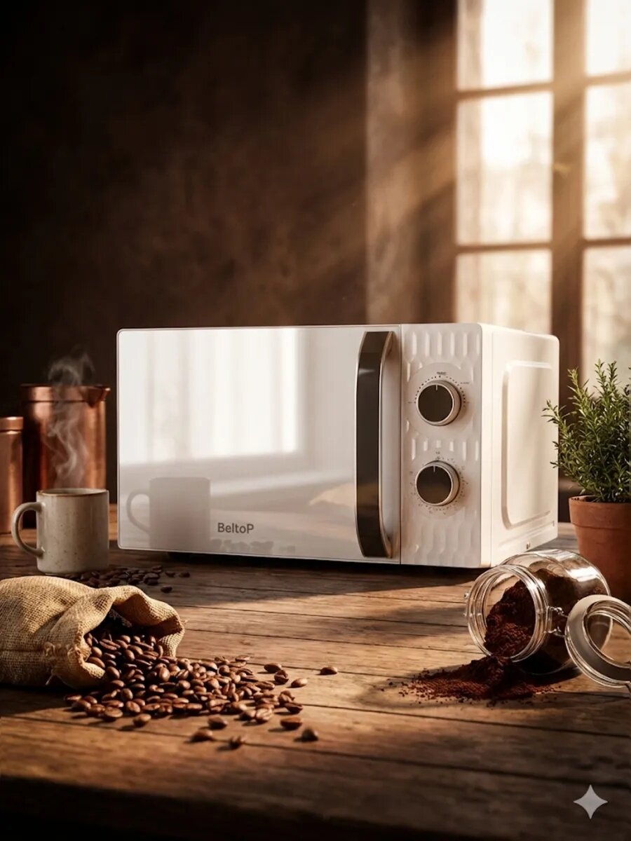 Микроволновая печь Beltop BT-MW-004, инверторная, биокерамика, 20 л, 700 Вт — фото 1