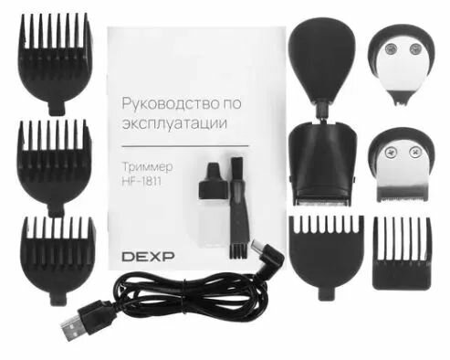 Триммер DEXP HF-1811 черный/серебристый — фото 1