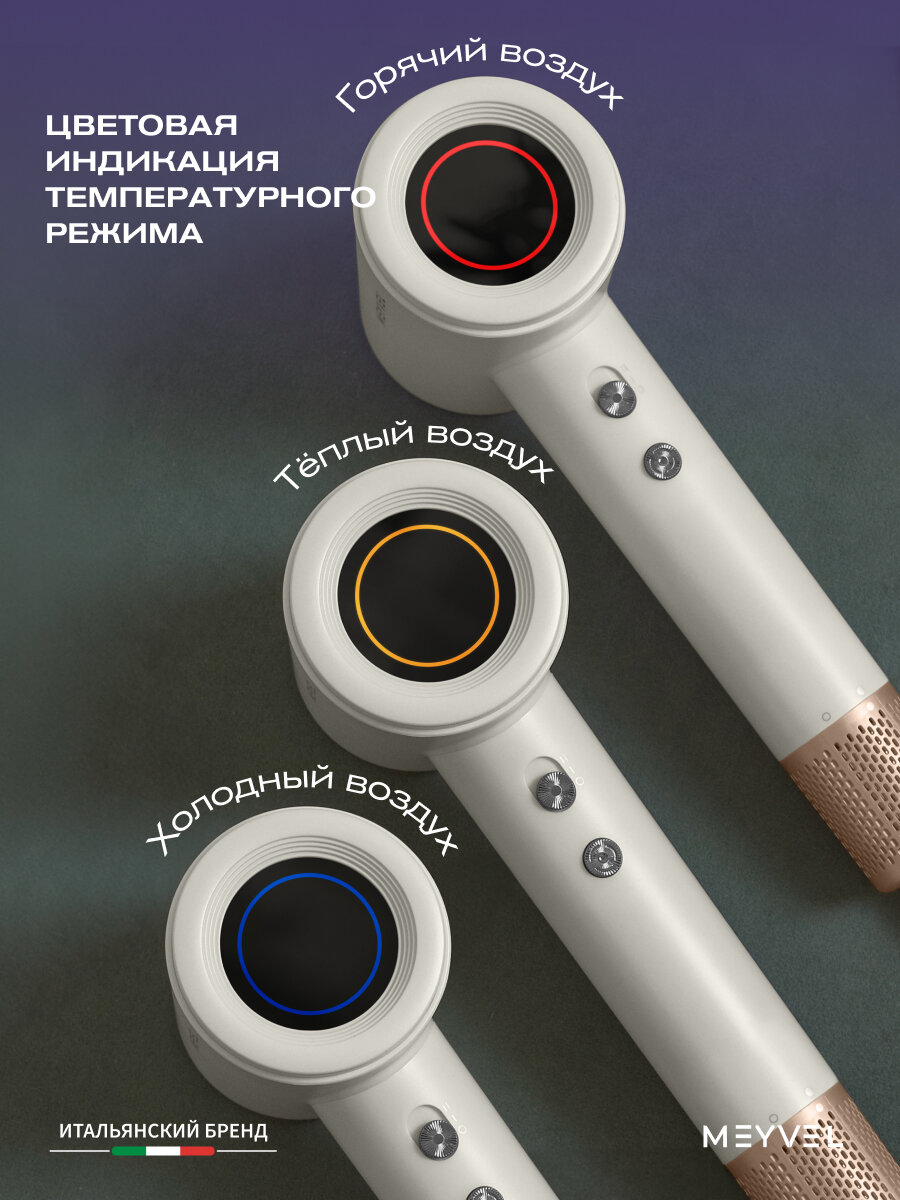 Фен Meyvel для волос MF9-1600 (Нефритово-белый) — фото 1