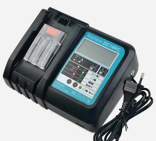 Изображение товара Зарядное устройство MyPads DC18RC для аккумуляторов Makita 14.4/18V с LCD дисплеем