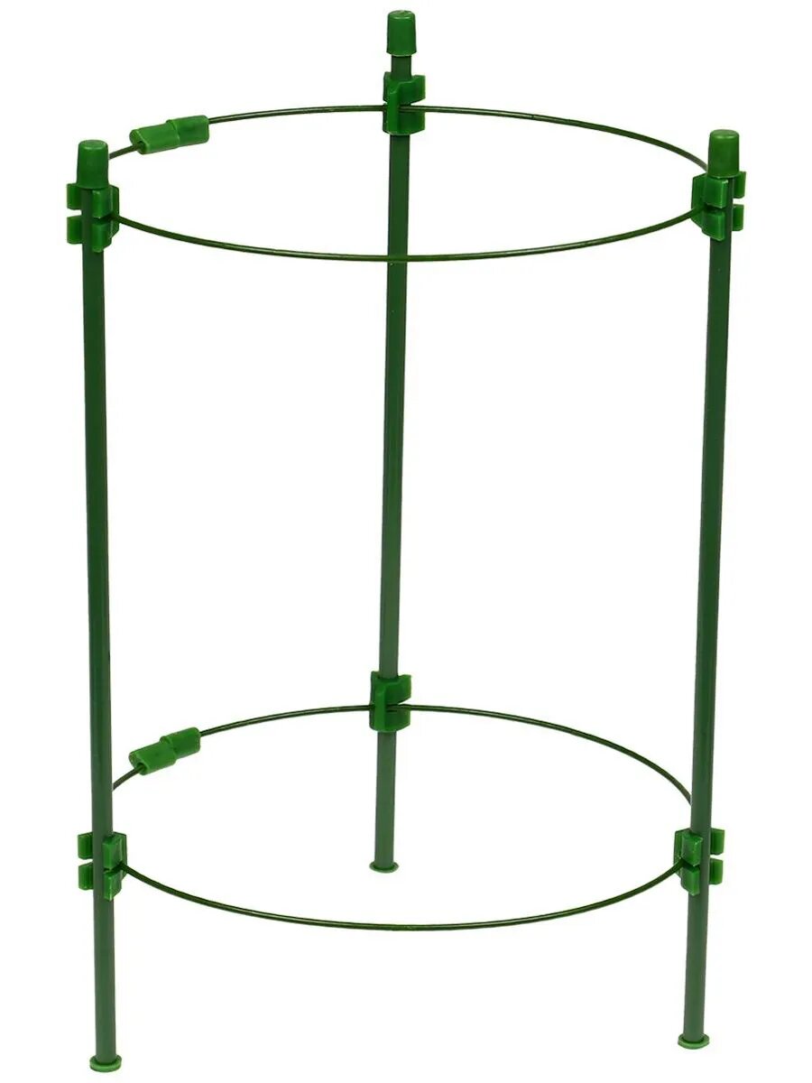 Кустодержатель, d = 18 см, h = 30 см, 2 кольца, металл,