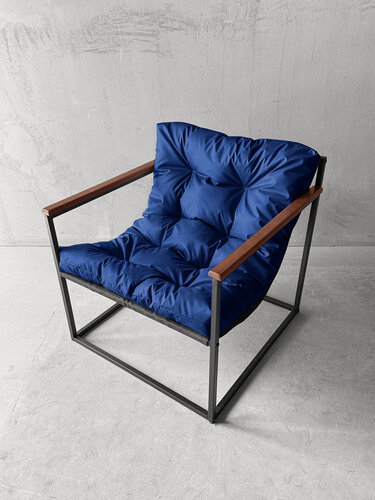 Изображение товара Садовое кресло Лофтовик Комфи ++ оксфорд синий