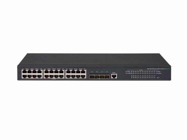 Коммутатор HP JG936A 5130-24G-PoE+-4SFP+ EI Swch (24x10/100/1000 PoE+ RJ-45 + 4x1/10G SFP+, 370W, Managed