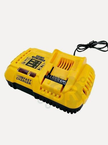 Изображение товара Быстрое зарядное устройство FLEXVOLT 18V 20V 60V MAX с литиевой батареей и внутренним вентилятором, эксклюзивный набор электроинструмента DCB118