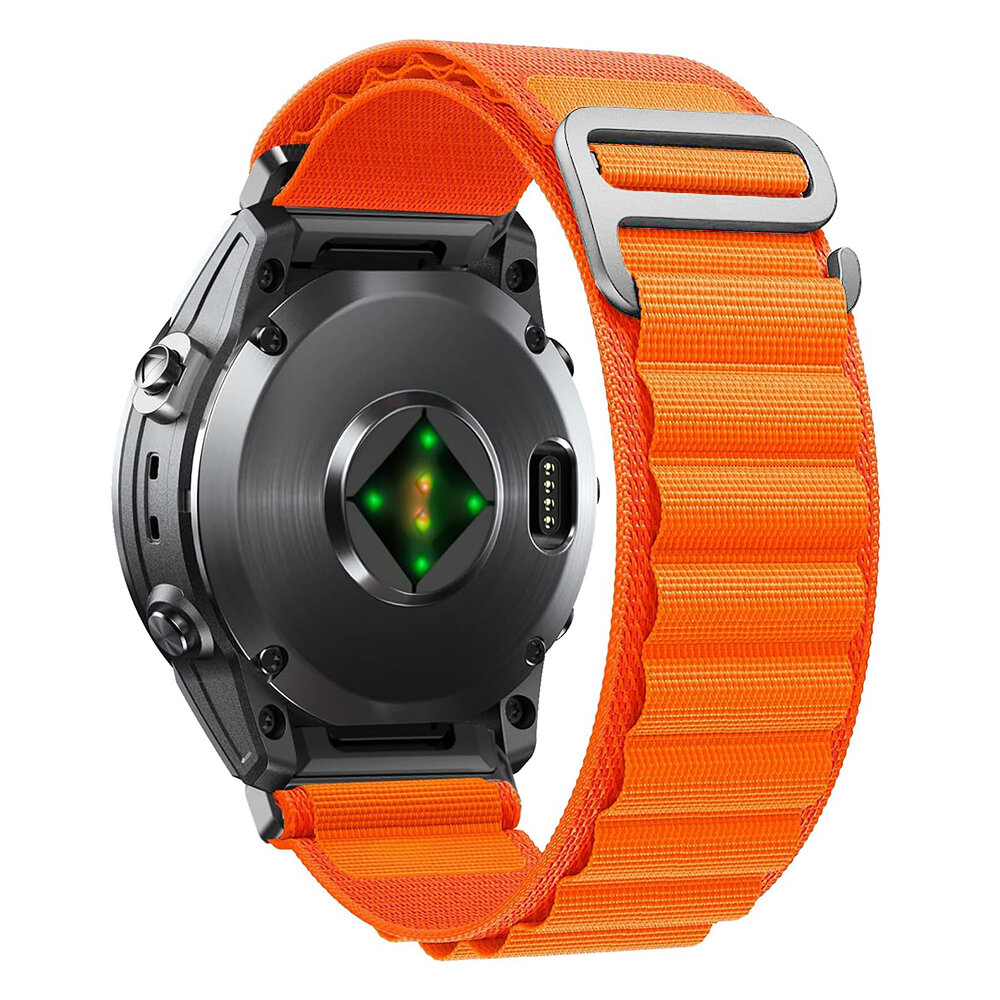 Нейлоновый ремешок Alpine Loop для часов Garmin Fenix 7S/8 43 мм 5S 6S Pro 6S, прочные ремешки QuickFit 20 мм для часов Garmin Fenix E/8 Pro/Epix Pro 42 мм/Descent Mk2s/Descent Mk3i 43mm/Approach S70 запасной ремешок быстросъемный 20 мм