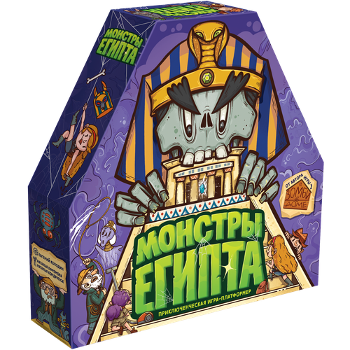 Настольная игра Монстры Египта, семейная, от 7 лет, для 1-6 игроков, Hobby World