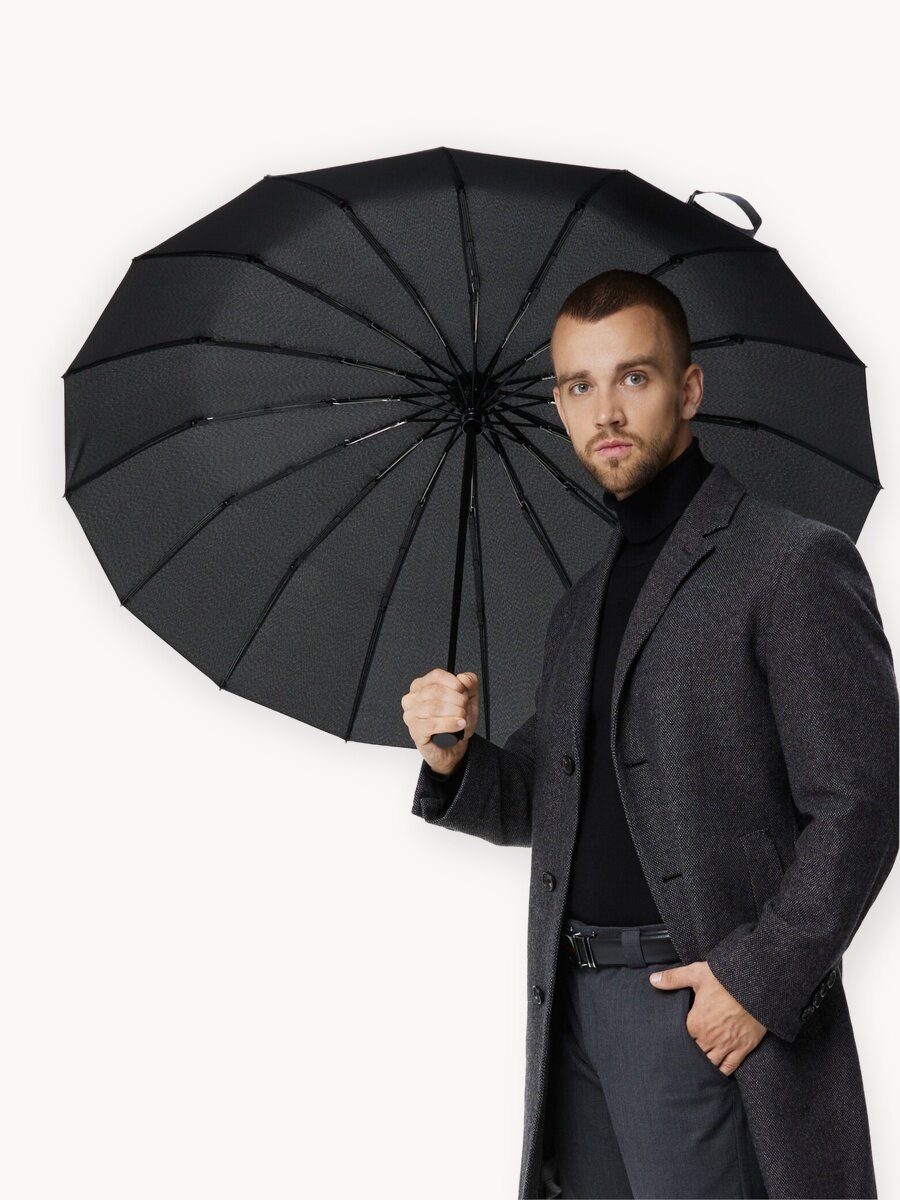 Смарт-зонт RAINDROPS, black