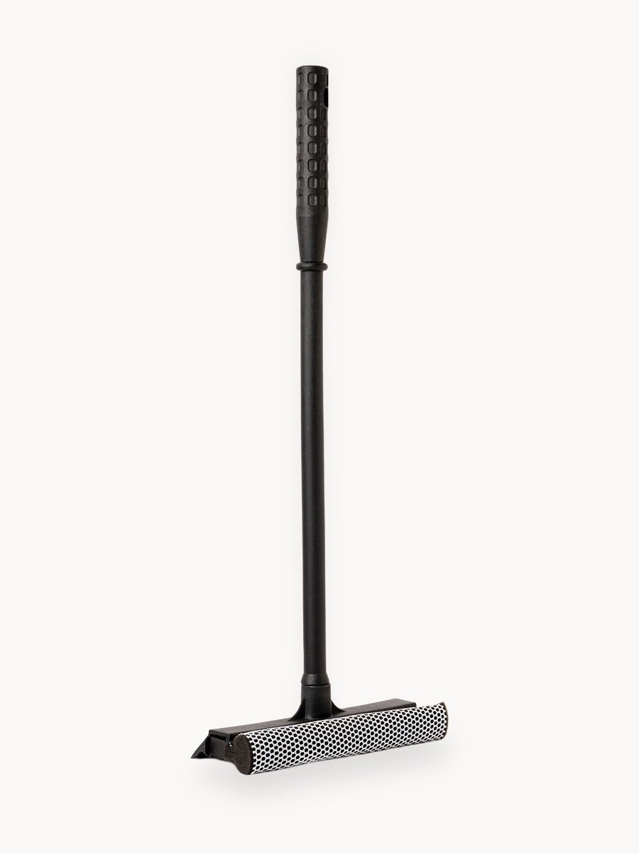 Стекломой LUCKY 51см, с фиксированной ручкой, пластик, черный