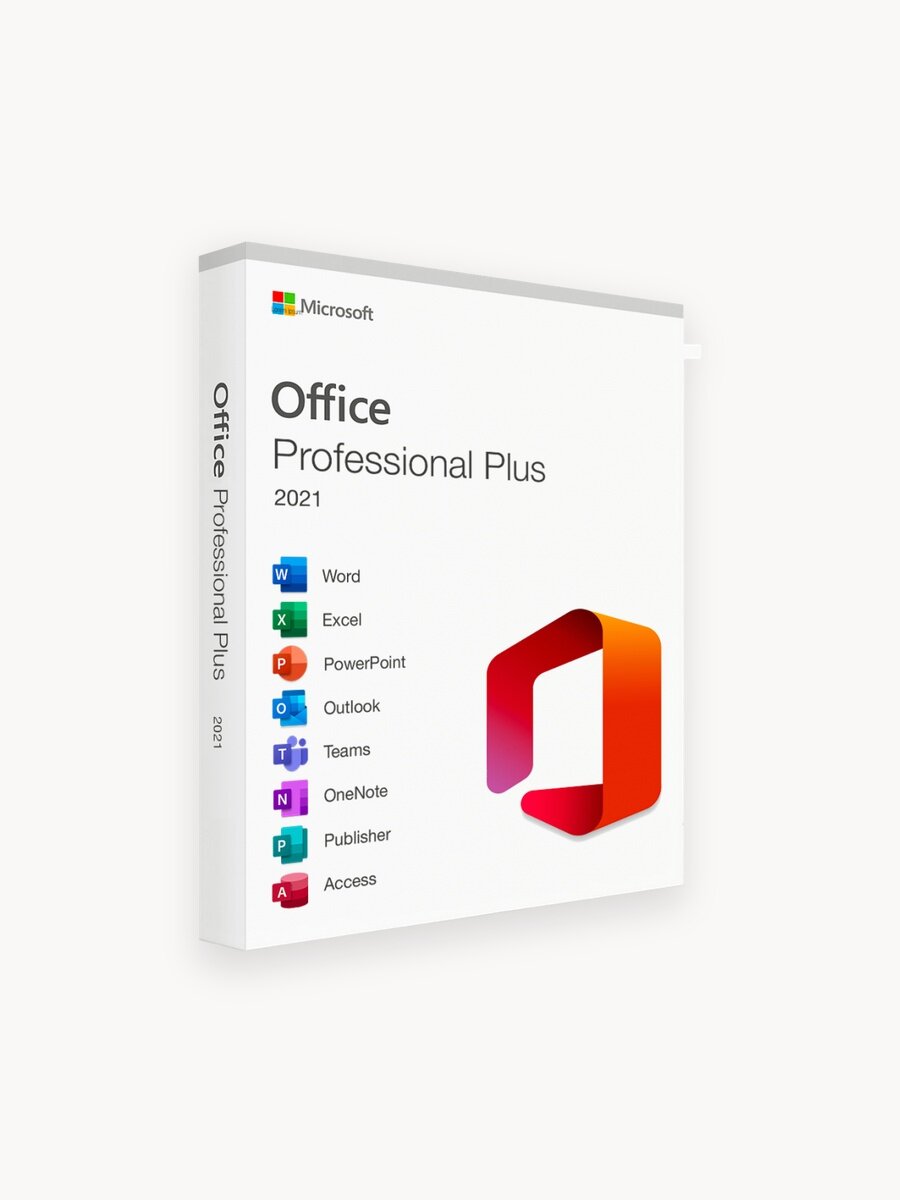 Microsoft Office 2021 Professional Plus LTSC Электронный ключ активации Бессрочная лицензия (без привязки к учетной записи)