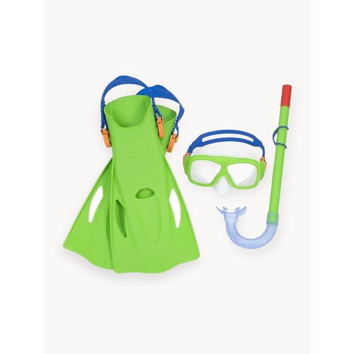 Набор для плавания Freestyle (маска, трубка, ласты размер 37-41), от 7 лет, цвета микс 25019 1228869