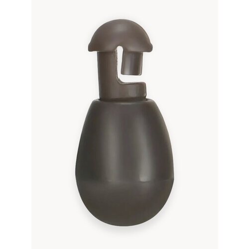 Быстросъём для поводков (Коннектор-отбойник для рыбалки) 50шт - Коричневые