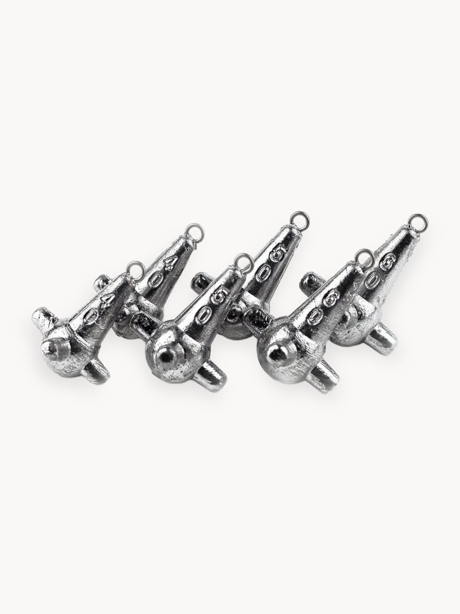 Набор Маркерных грузил для рыбалки (по2шт) 40,50,60 гр. (S) на фидер