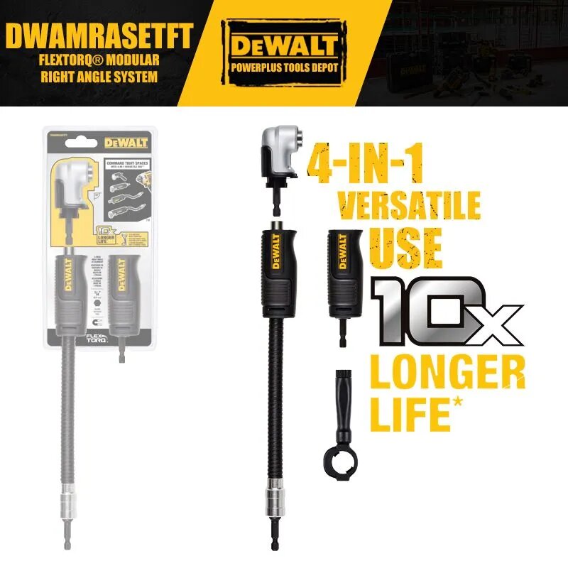 Угловая насадка на шуруповерт Dewalt DWAMRASETFT 4в1