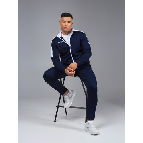 фото Костюм спортивный kelme tracksuit, размер xl, темный синий
