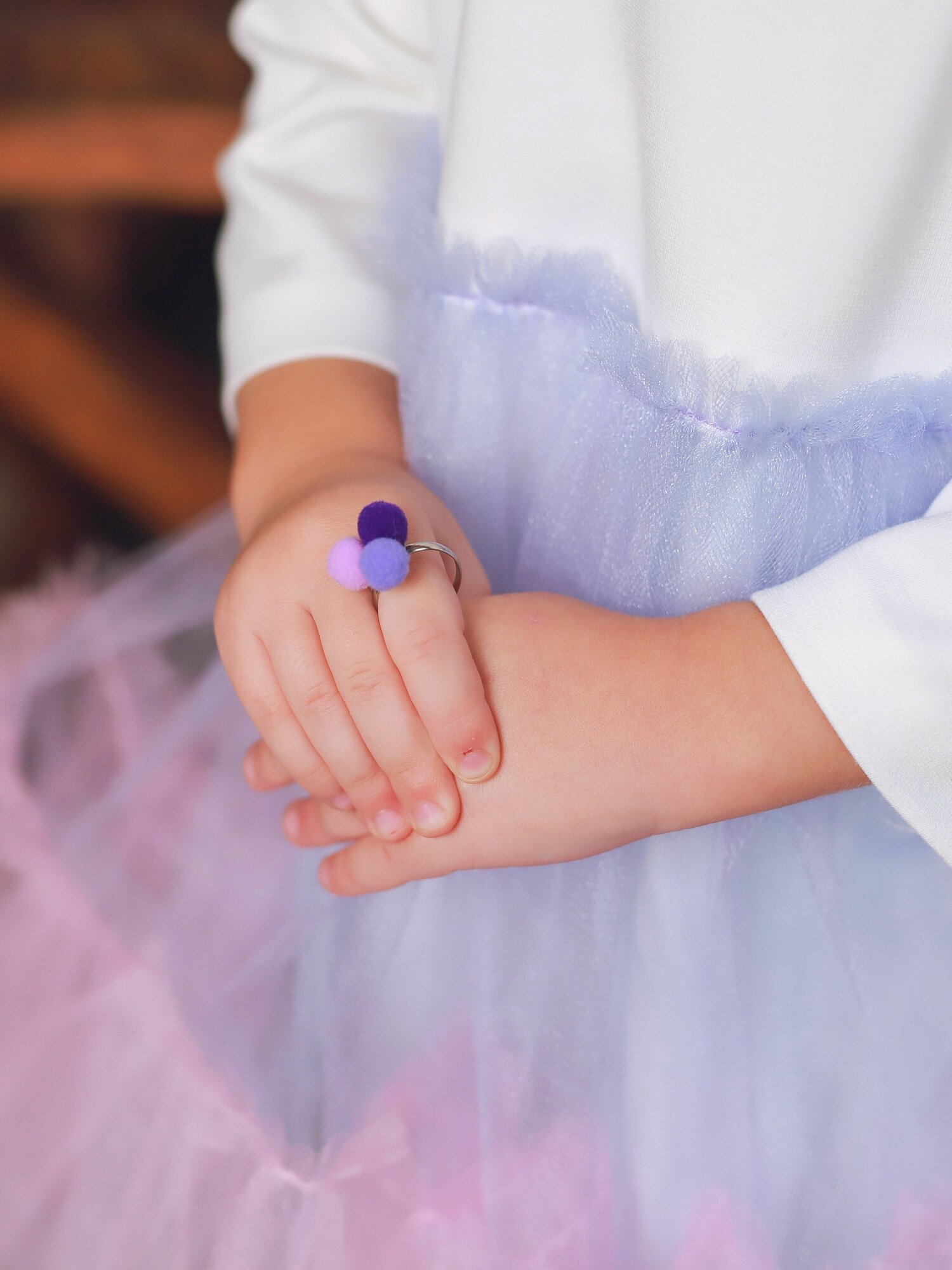 Кольцо Андерсен, безразмерное, фиолетовый — фото 1
