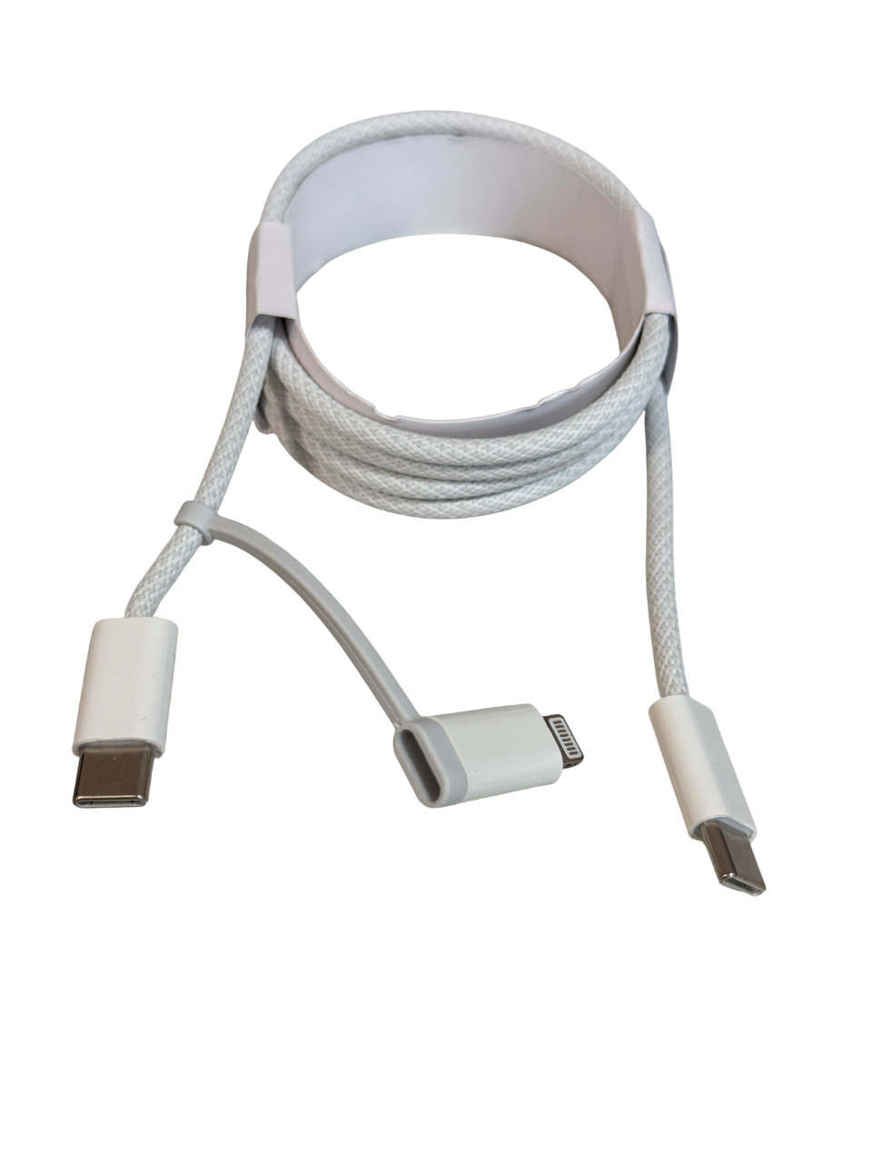 Кабель USB Type-C / Type-C / Lightning — прочный, для быстрой зарядки — фото 1