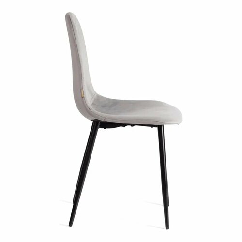 фото Стул tetchair 4 шт breeze mod. jsc-58 велюр/металл, 44x53x86 см, grey серый hlr 19, черный 21135