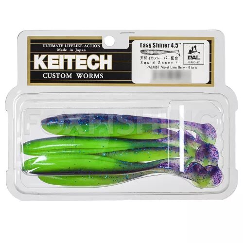 Силиконовая приманка Keitech Easy Shiner 4.5 11см. вес: 7,4гр. 6шт. PAL#06