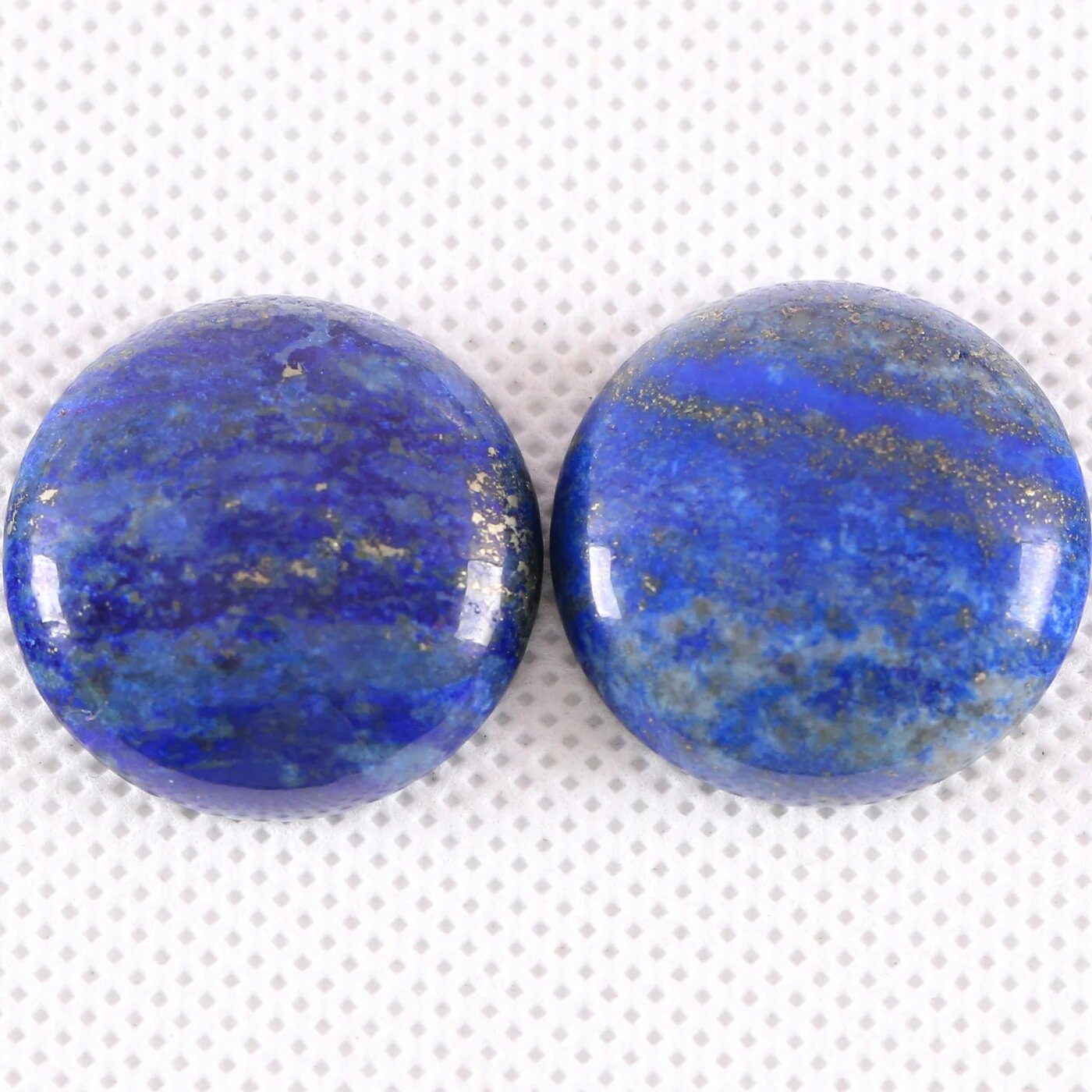 Кабошоны из лазурита, 2 шт, Blue Lapis