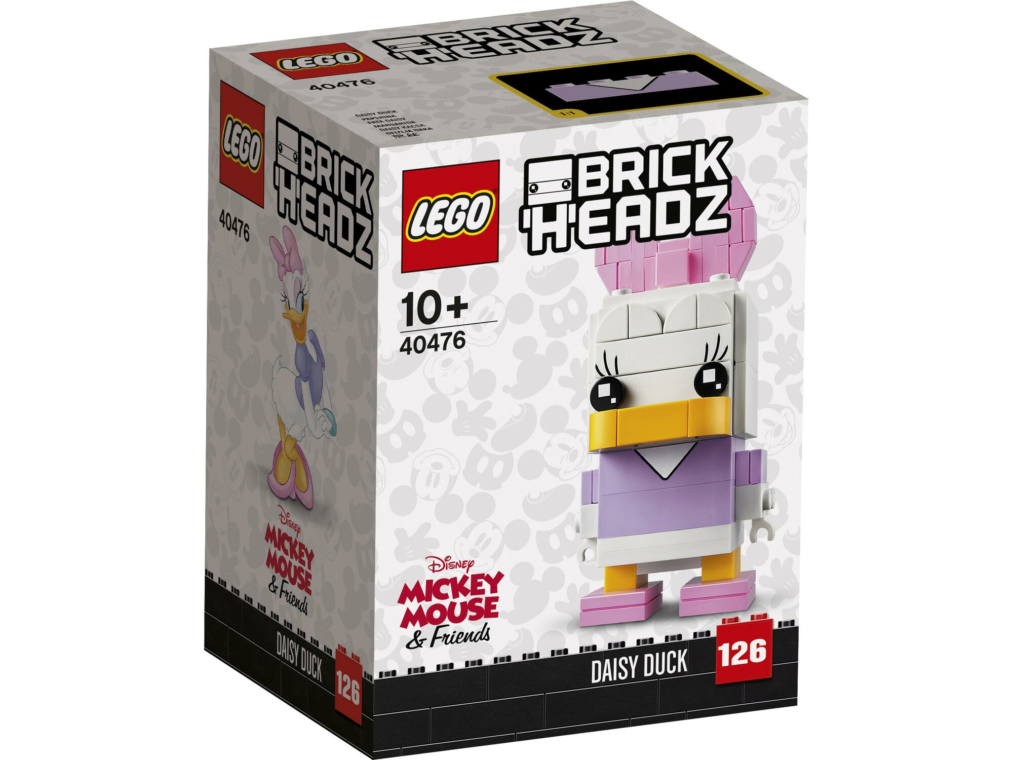 Конструктор LEGO BrickHeadz Disney 40476 Дейзи Дак, 110 деталей