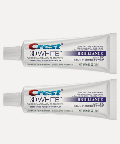 Изображение товара Зубная паста Crest 3D White Brilliance 24 грамма, 2шт