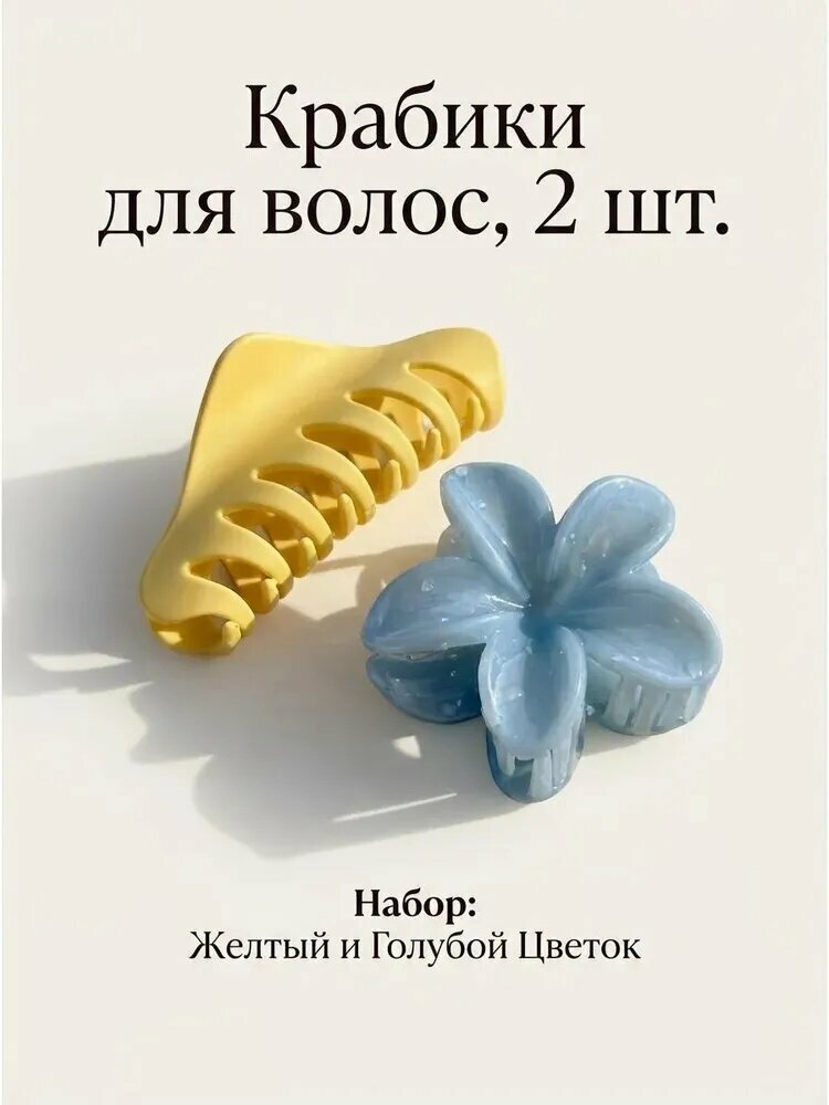 Заколка для волос 2 шт.