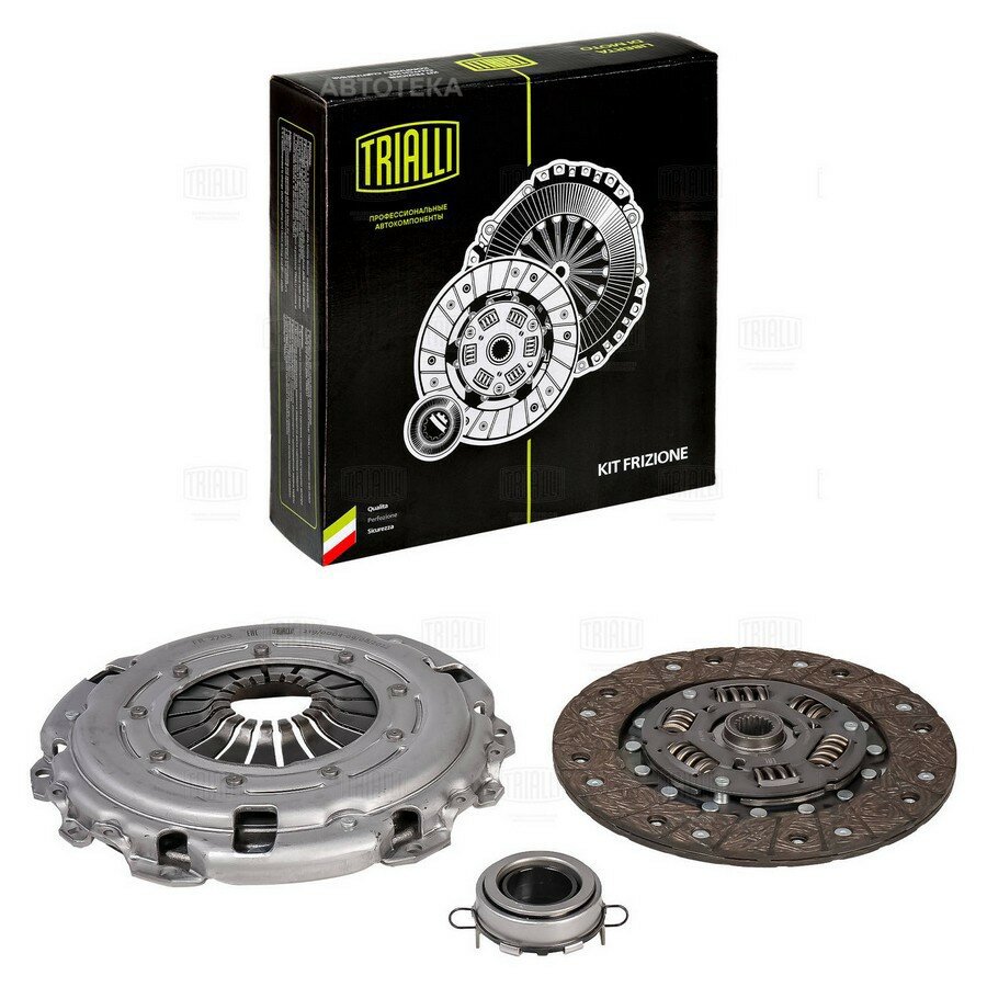 Сцепление в сборе для а/м Chery Tiggo T11 (06-)/FL (13-) 1.6i/1.8i/2.0i (с мех. муфт) TRIALLI FR2703
