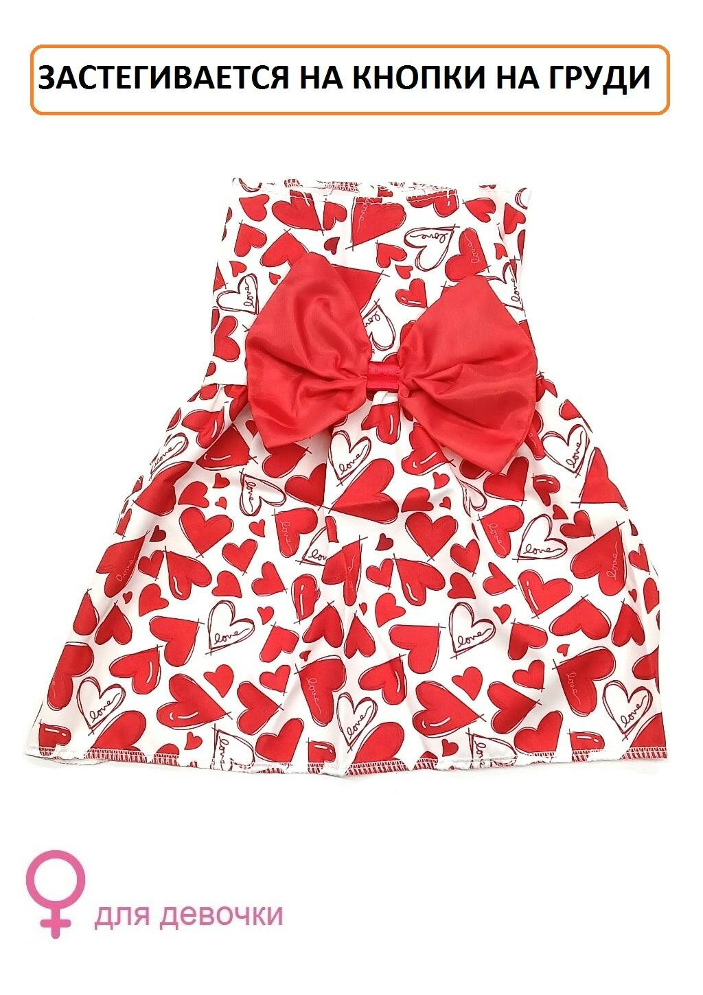 Одежда для собак. Платье для собак "Грация" (28см девочка)